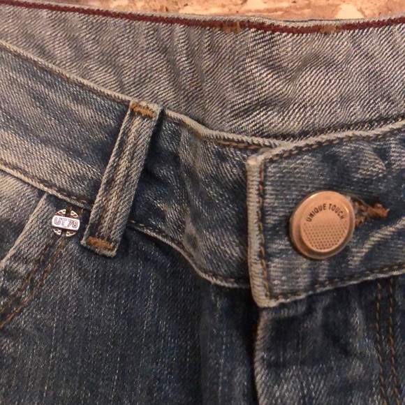 Men’s Distressed Blue Jeans - Picture 2 of 4